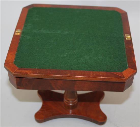 A Fergus Lane miniature Georgian style roll top desk, bureau 9.5in.